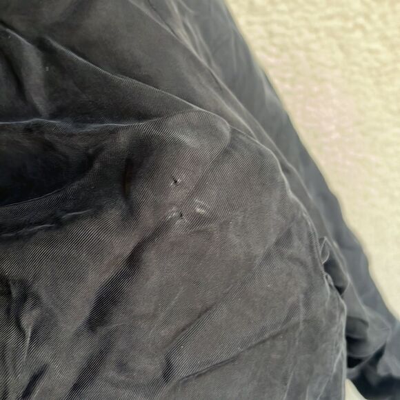 Madewell Brushed Front Ruched Top Womens Size 12 Black - Picture 7 of 12